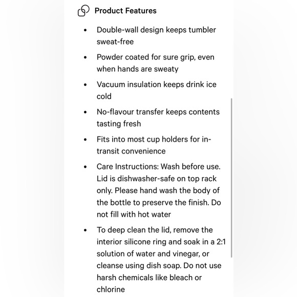 NWT Lululemon Back To Life Tumbler 24oz Teal Blue Color - Picture 3 of 11